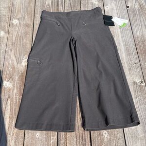 Prana Women's Black Wide-Leg Capris - Comfortable Pull-On Style